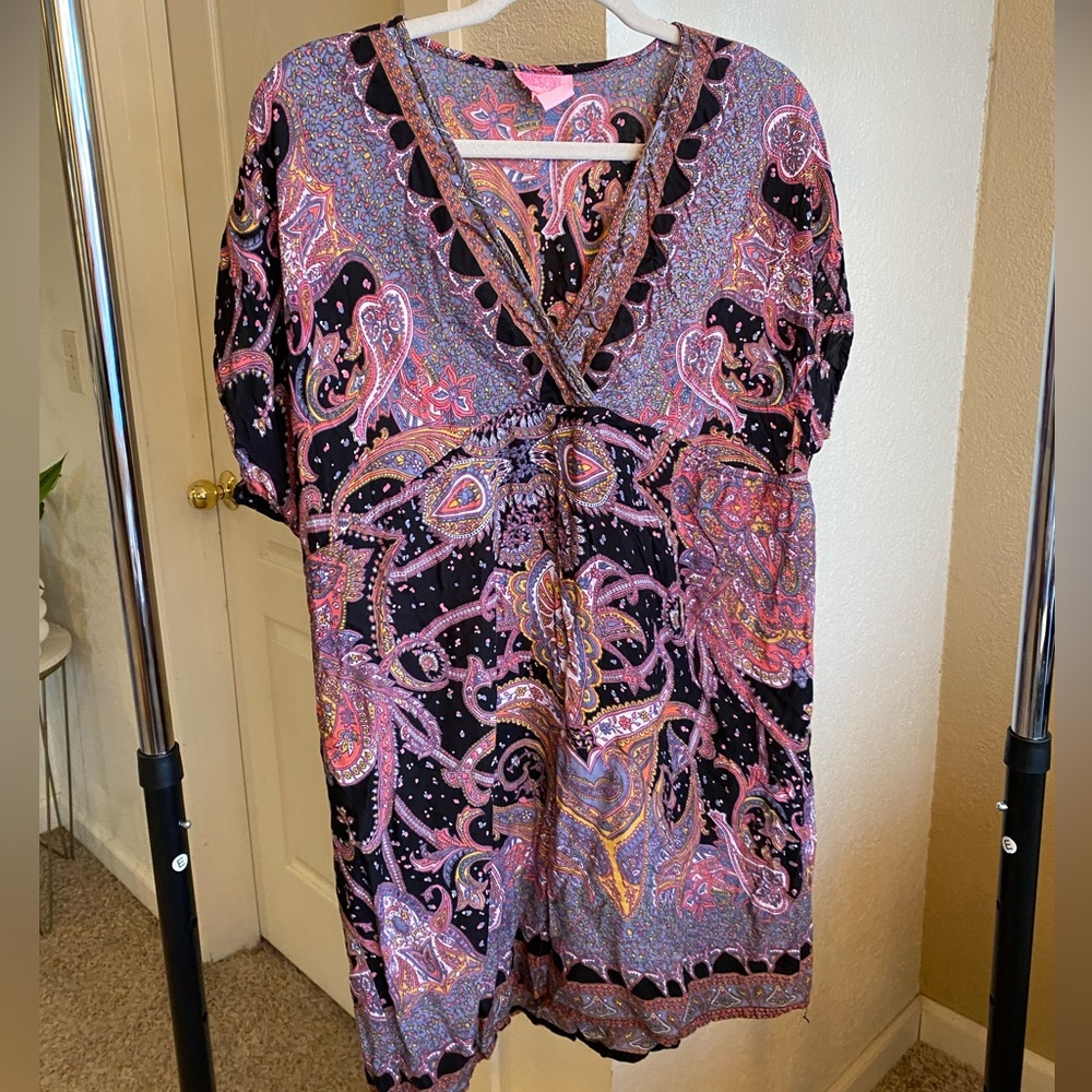 She’s Cool Vintage Paisley Sundress XL